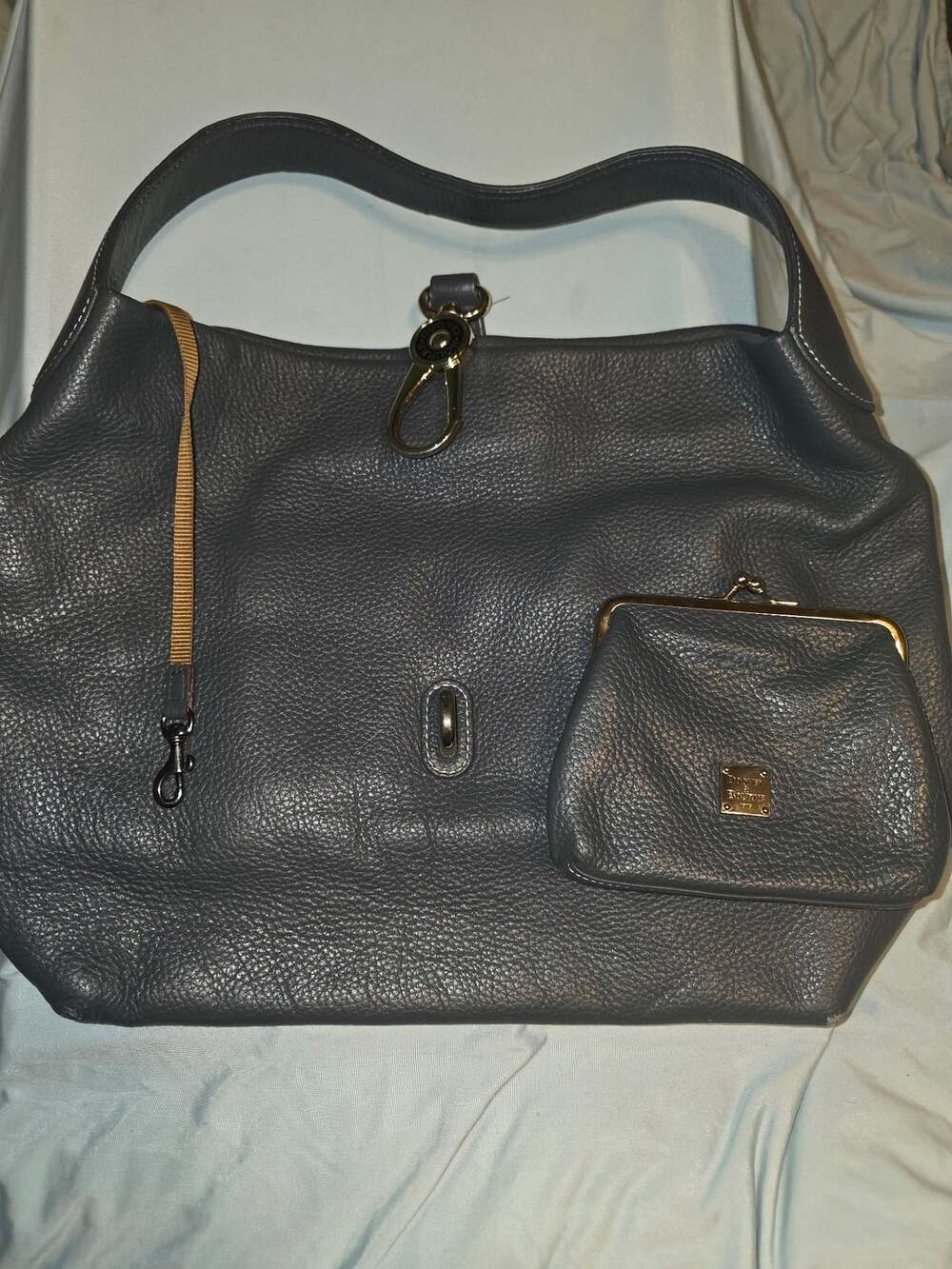 Dooney & Bourke Logo Lock Shoulder Bag With Matching Wallet